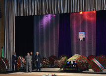 Ceremony of farewell with Magsud Ibrahimbeyov. Azerbaijan, Baku 23 match, 2016 